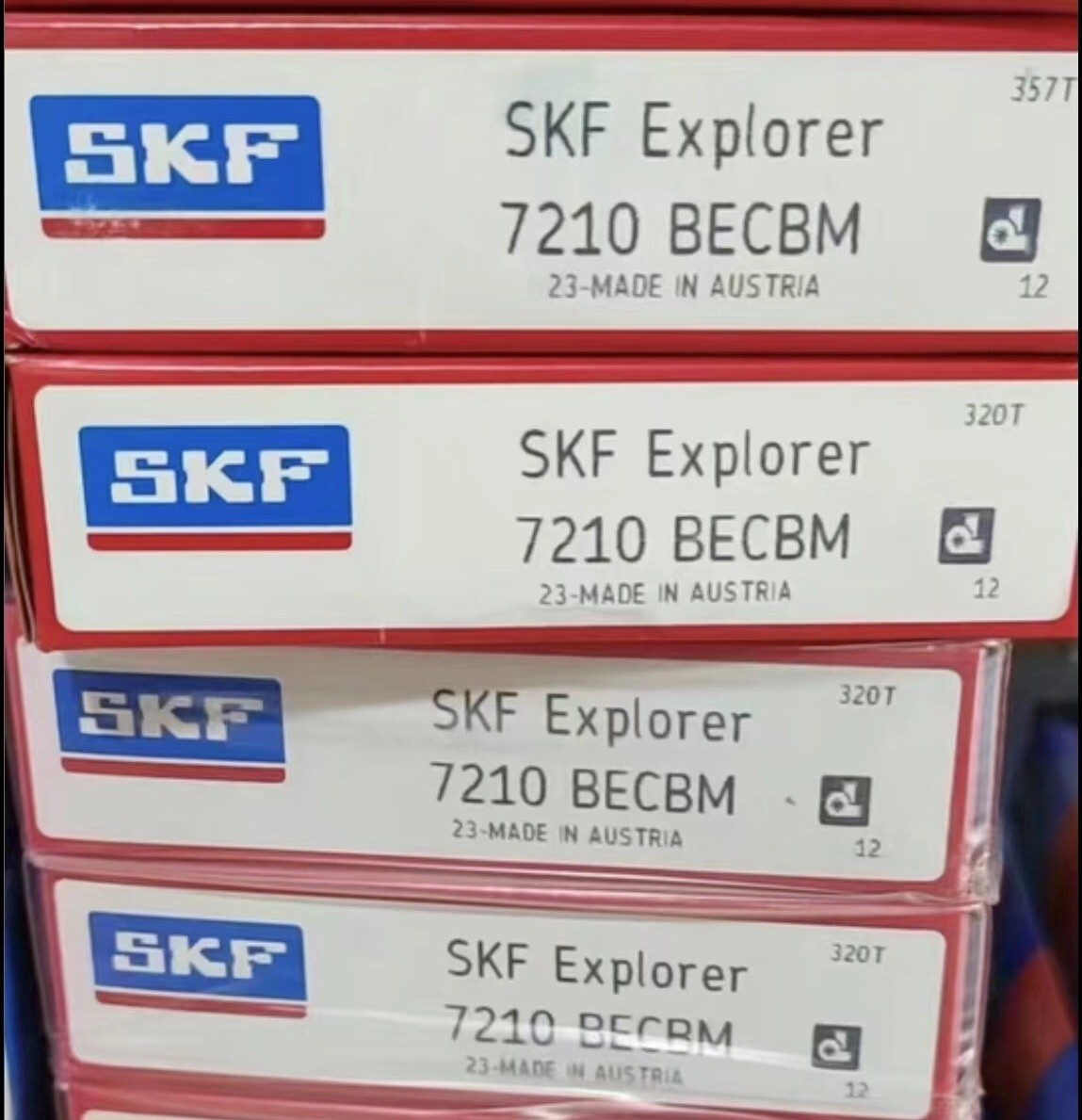 NEW SKF 7210 BECBM Angular Contact Ball Bearing 1PCS #DC