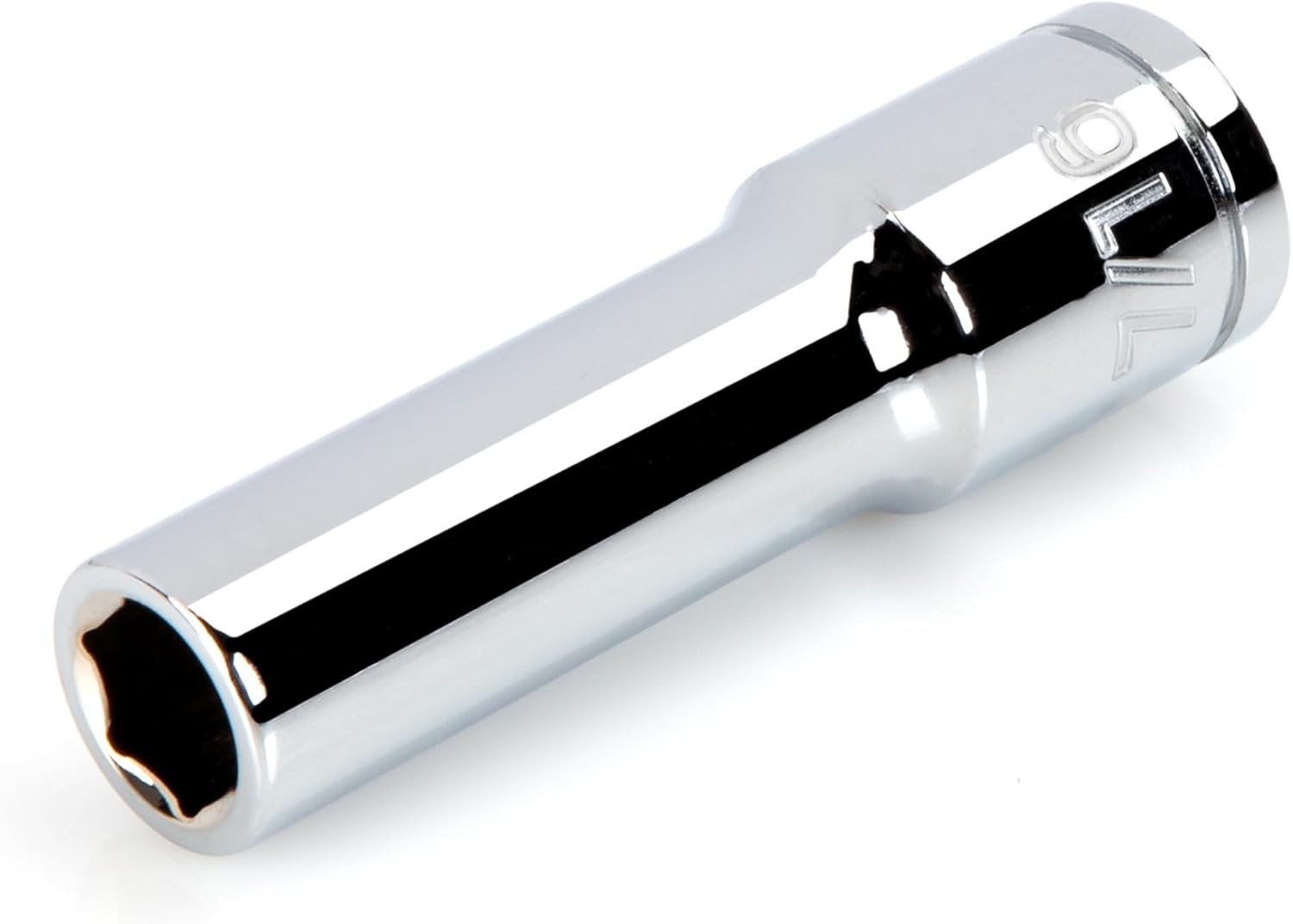 6-Point Deep Socket - 1/2 Inch Drive x 7/16 Inch Chrome-Plated Alloy Steel