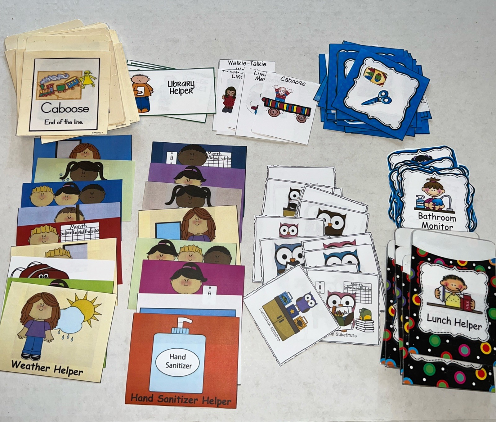 Class Job Pockets for Classroom Teacher’s Helper Classroom Management Plus Extra