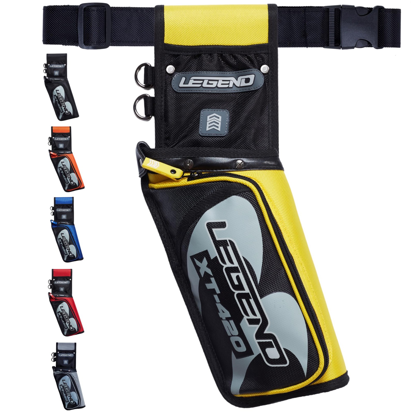Legend XT420 Field Quiver - Left or Right-Handed Arrow Holder, Archery with 3