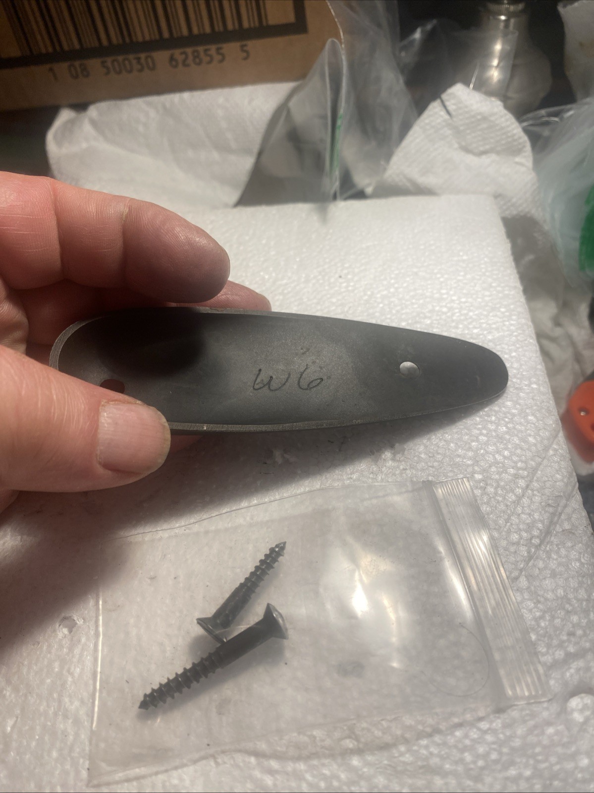 Thompson Center Renegade Muzzleloader Metal Butt Plate With Screws