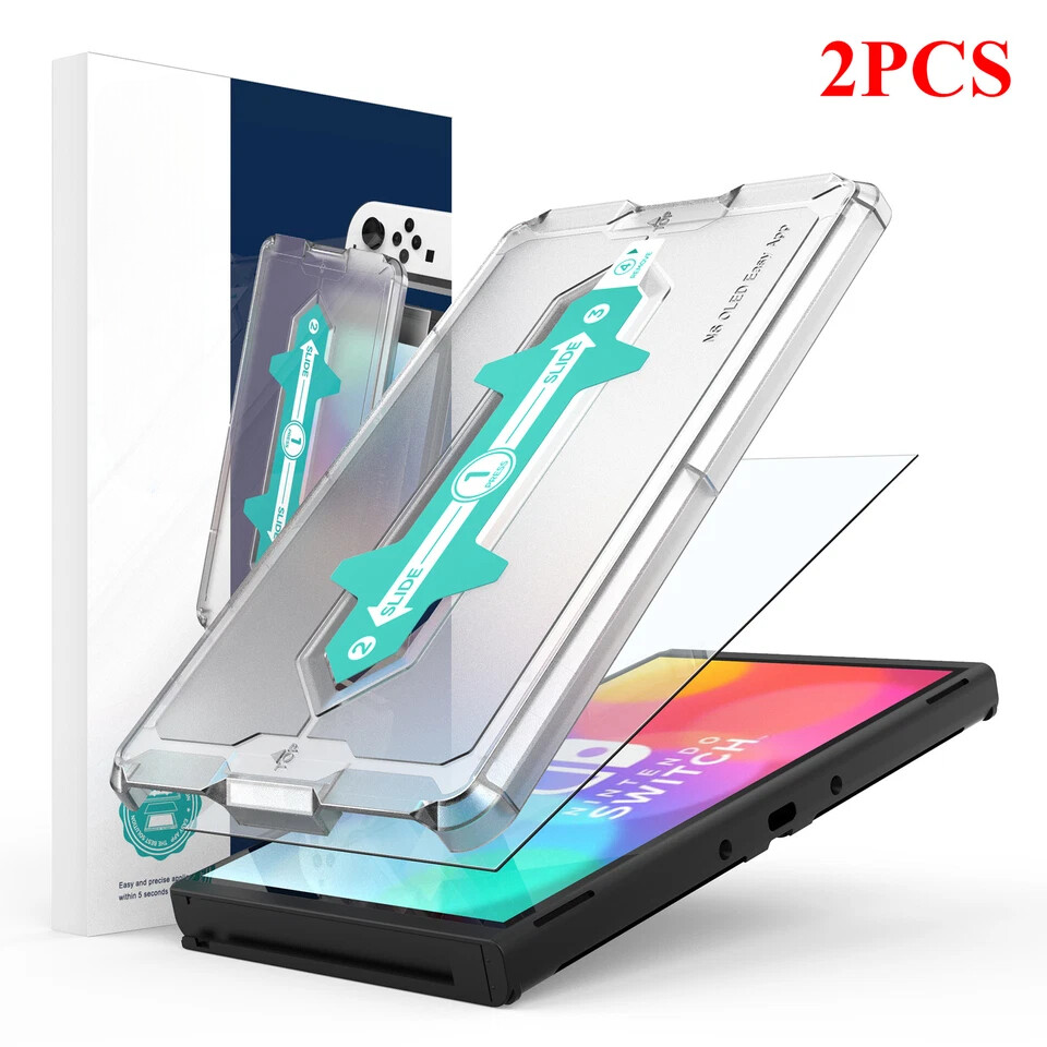 2-Pack Screen Protector for Nintendo Switch 2 (2025) Tempered Glass Clear Film