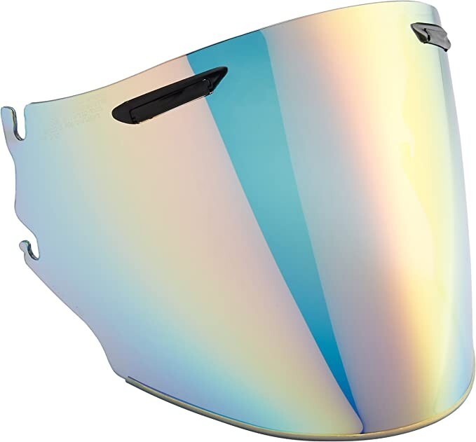 ARAI Super Adsis ZR mirror shield 031206 semi-smoke / red