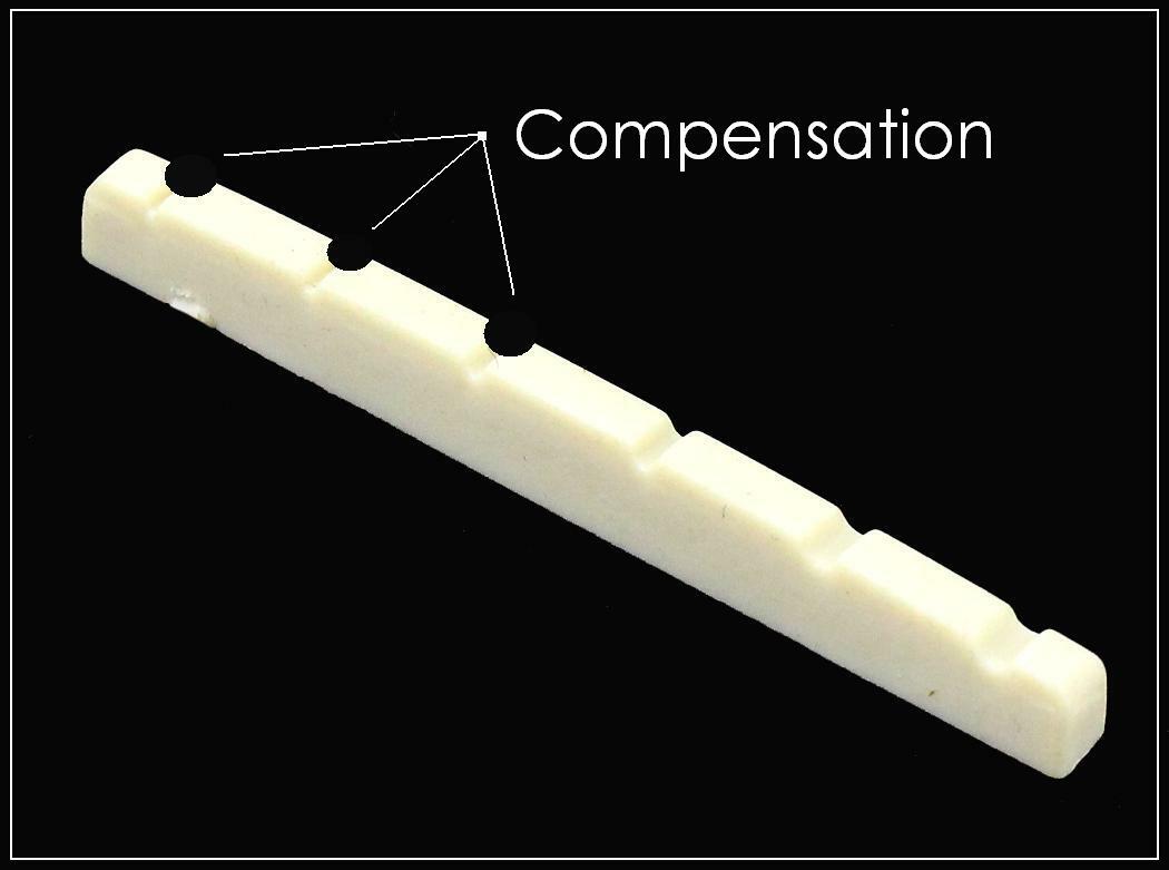 MusicianAtHeart COMPENSATED BONE NUT made for G & L Electric Guitars