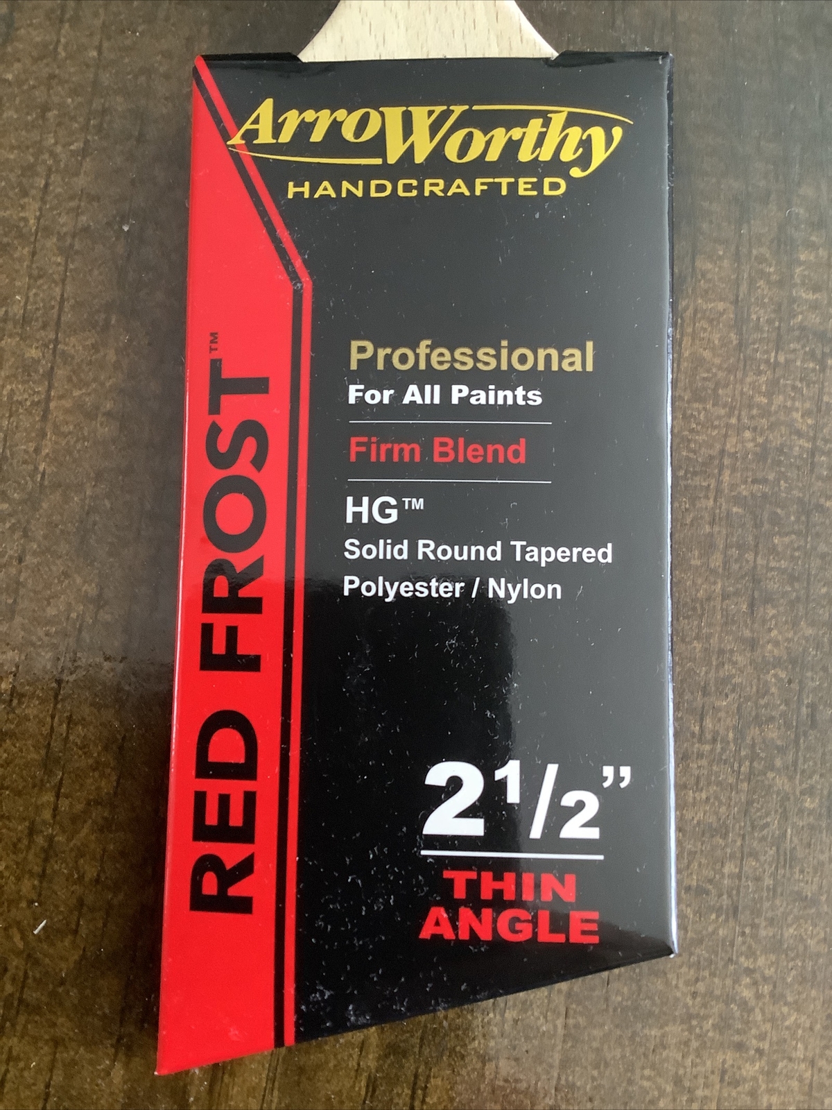 ArroWorthy Red Frost Nylon/Polyestor Angle Sash Paint Brush 2-1/2" New