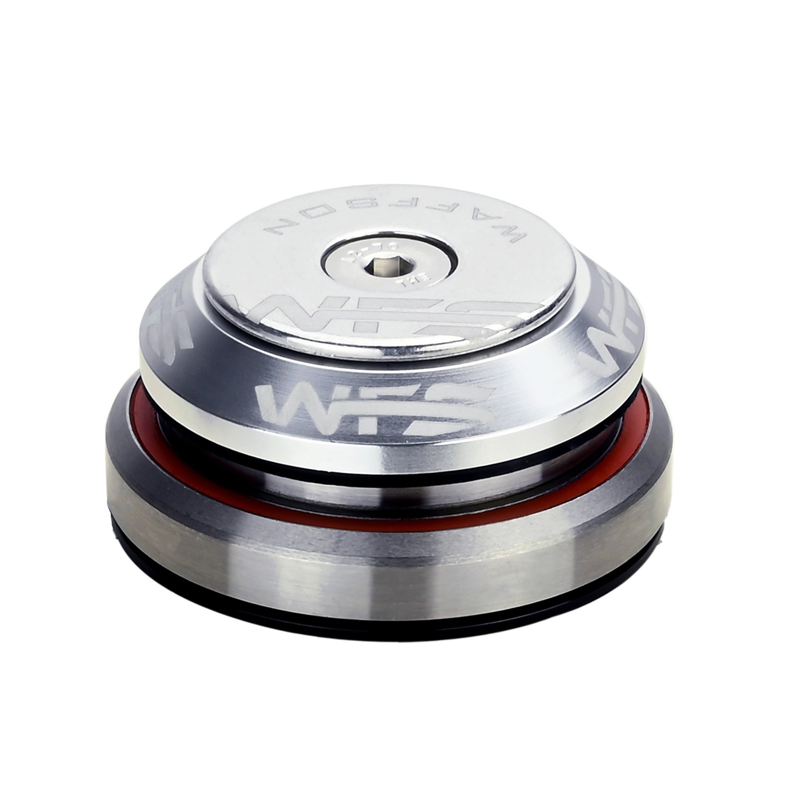 WFS HY638 Full Integrated Headset 1 1/8 - 1.5 inch 7.8mm Tapered Top Cone , SIL