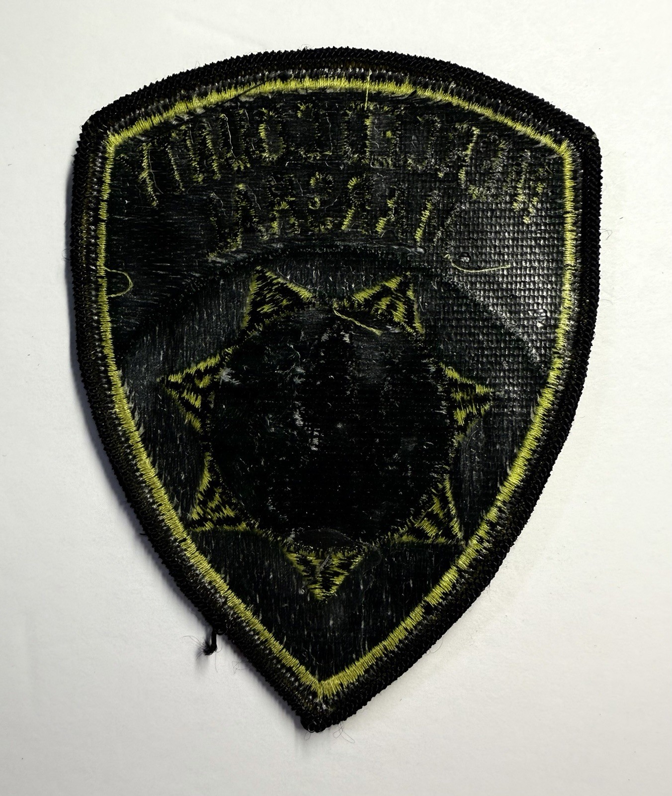 VINTAGE DEFUNCT CALIFORNIA MERCED COUNTY MARSHAL PATCH #D41