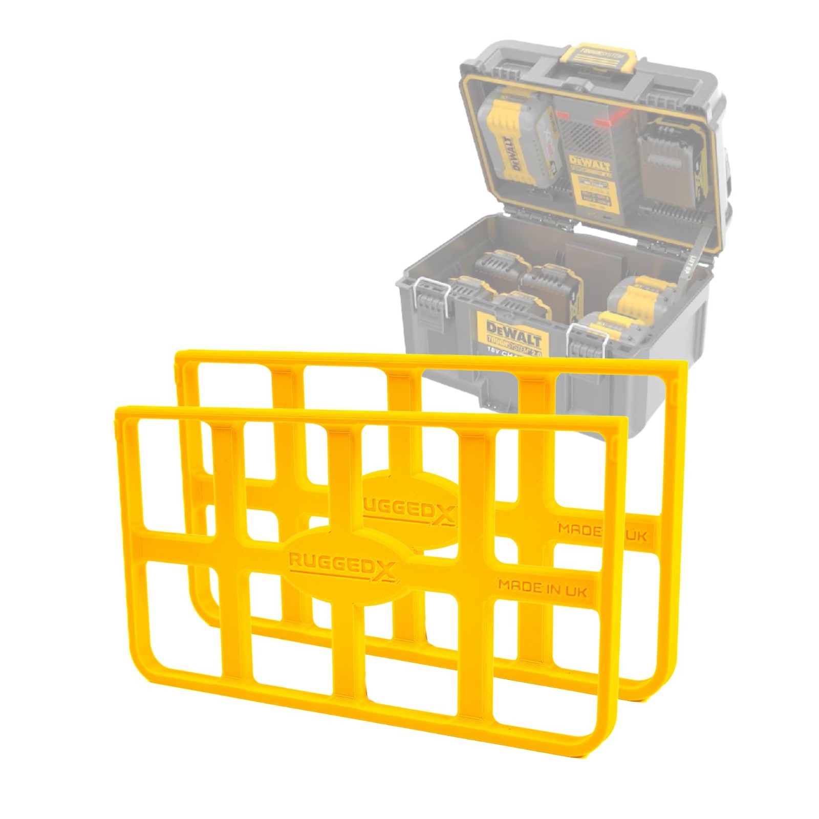 Dividers compatible with Dewalt ToughSystem 2.0 Dual Port Charger Box (DWST80...