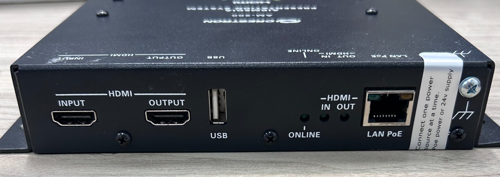 Crestron AM-200 Airmedia Presentation System / NO POWER ADAPTER