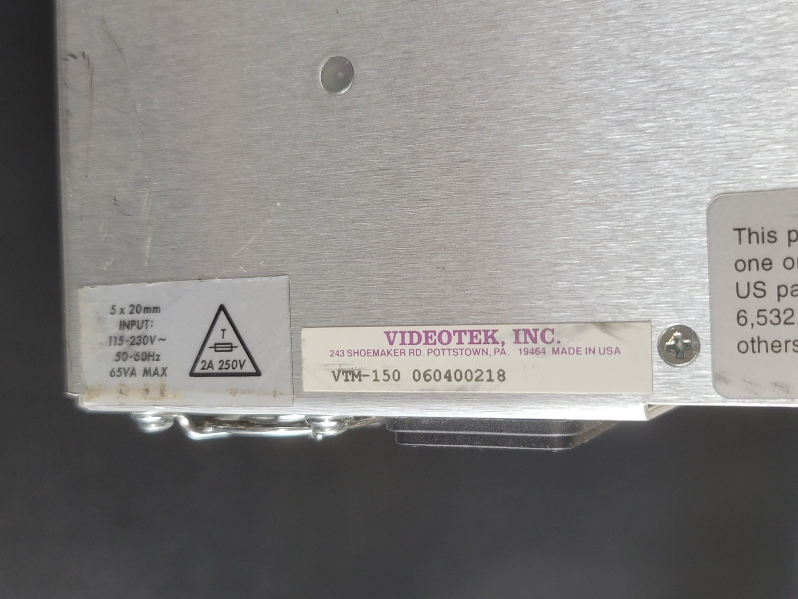 Videotek VTM-150