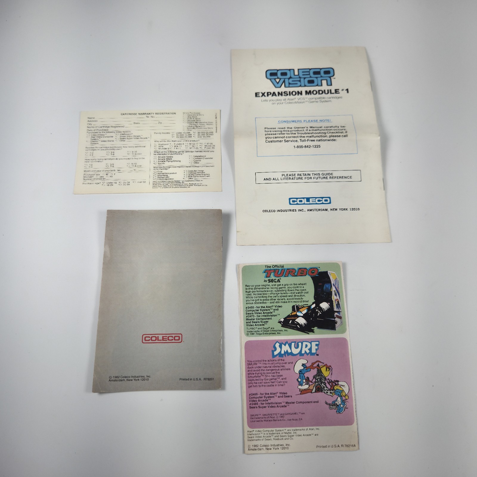 Coleco Vision Misc Manuals and Inserts