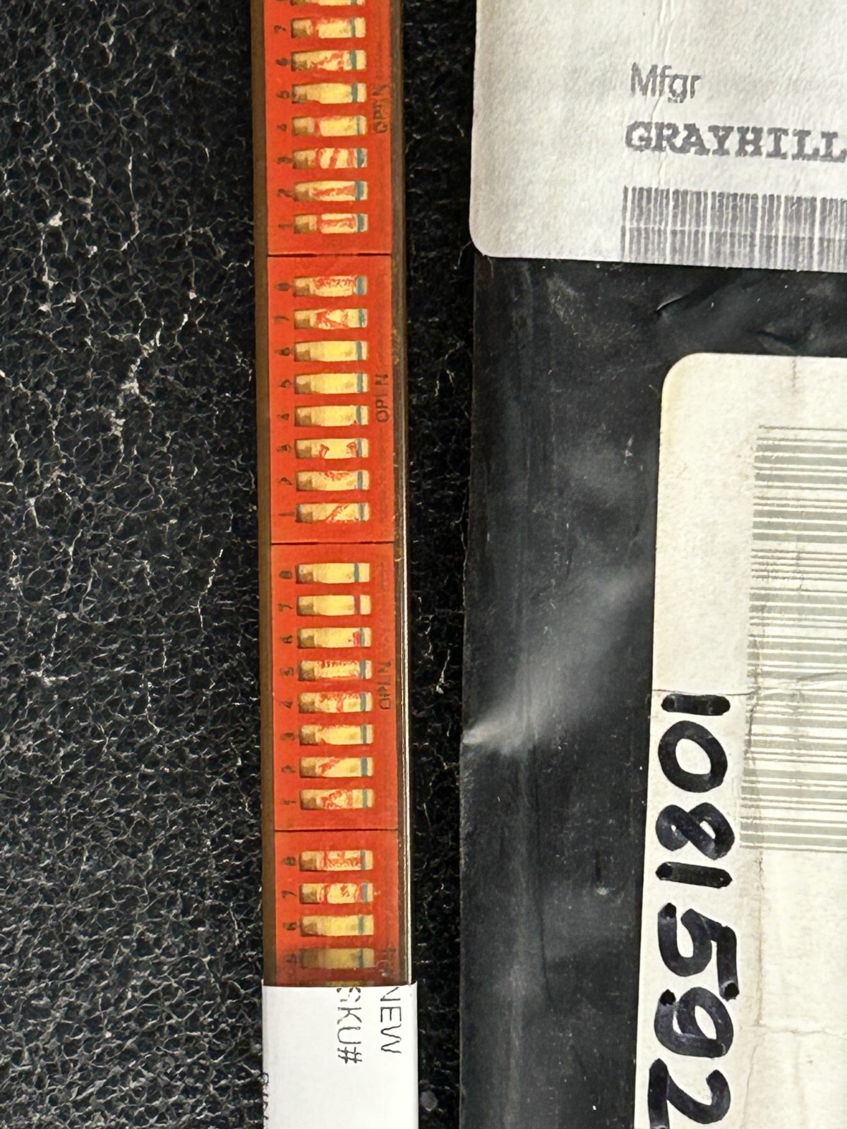Grayhill 76RSB08 76RSB08L 8 Position 16 Pin Rocker Sealed Thru-Hole DIP, 10 pcs
