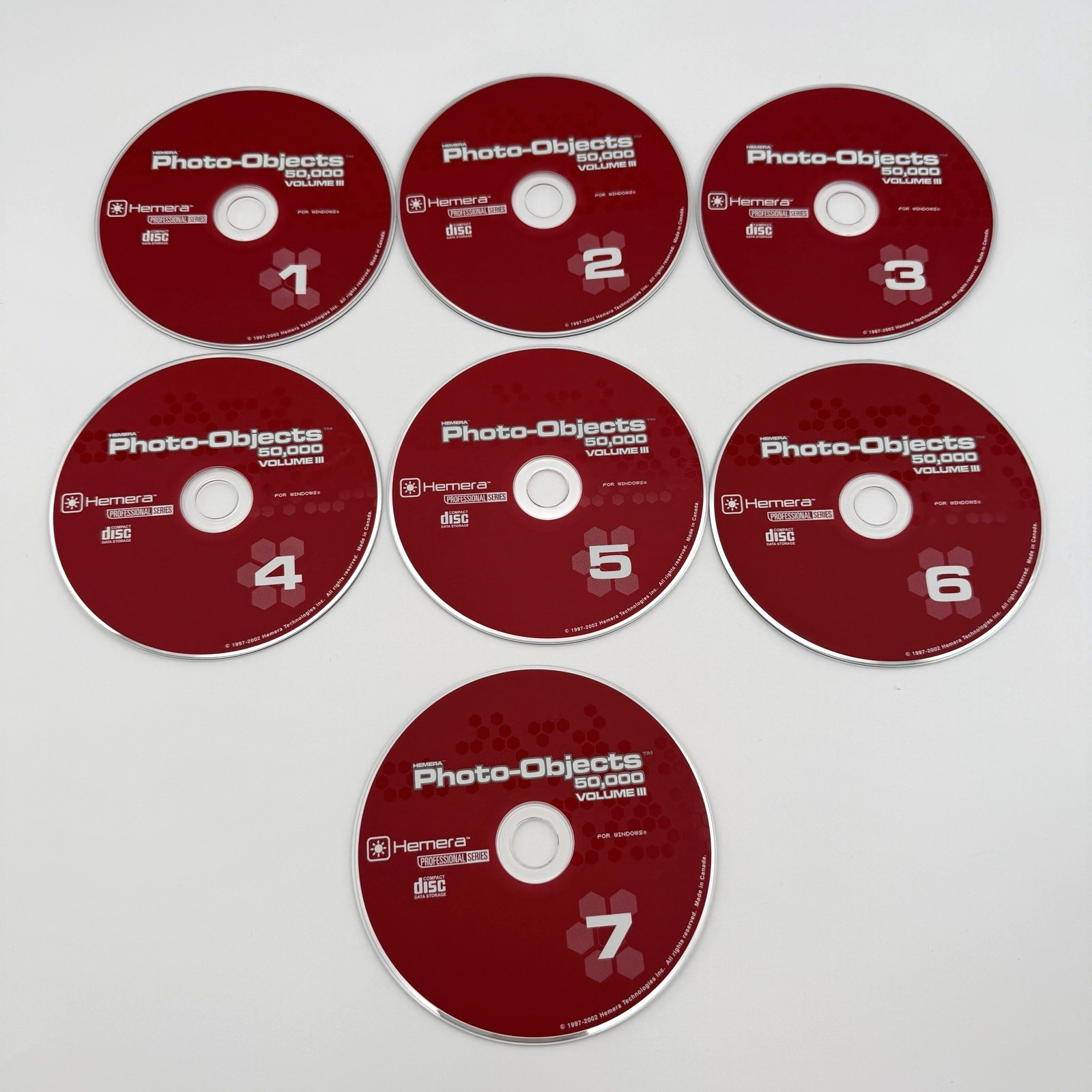 Hemera Photo Objects 50,000 Volume 3 for Windows ~ (7 Disc Set)