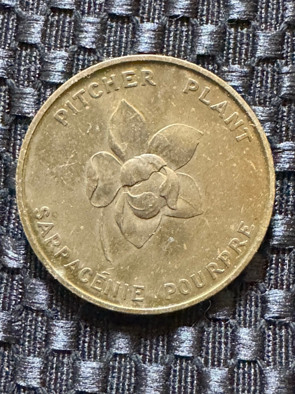 Shell Oil Token - Provincial Arms and Flowers Newfoundland 1965-1968