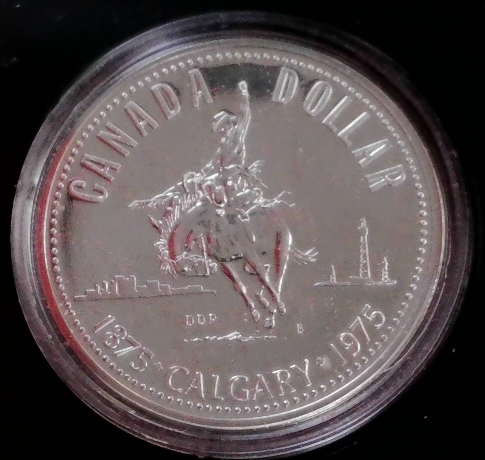 1975 Canadian Dollar Silver Dollar, Calgary , Uncirculated (607)