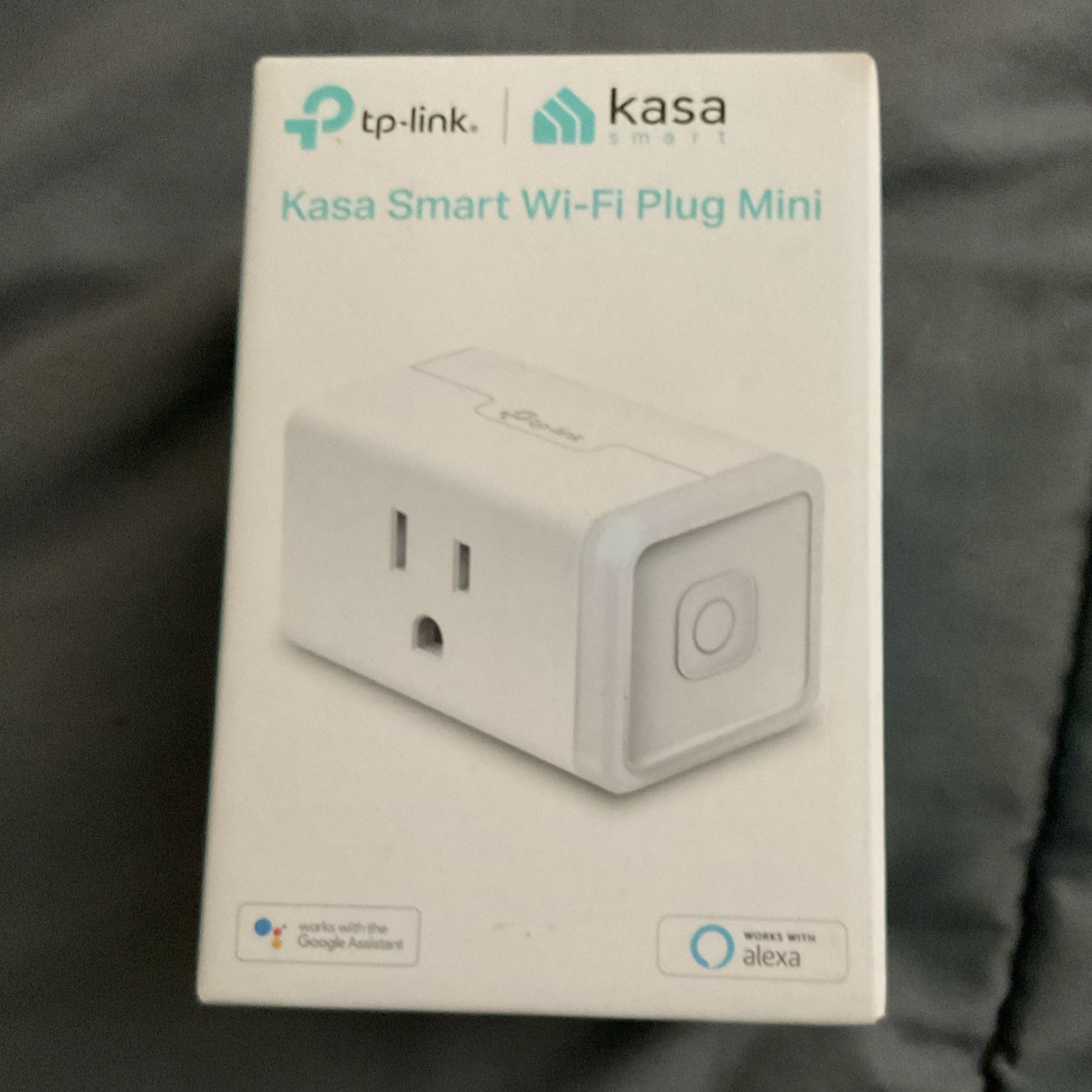 TP-LINK Kasa Smart Wi-Fi Plug Mini HS105, Alexa Google Assistant, App-Controlled