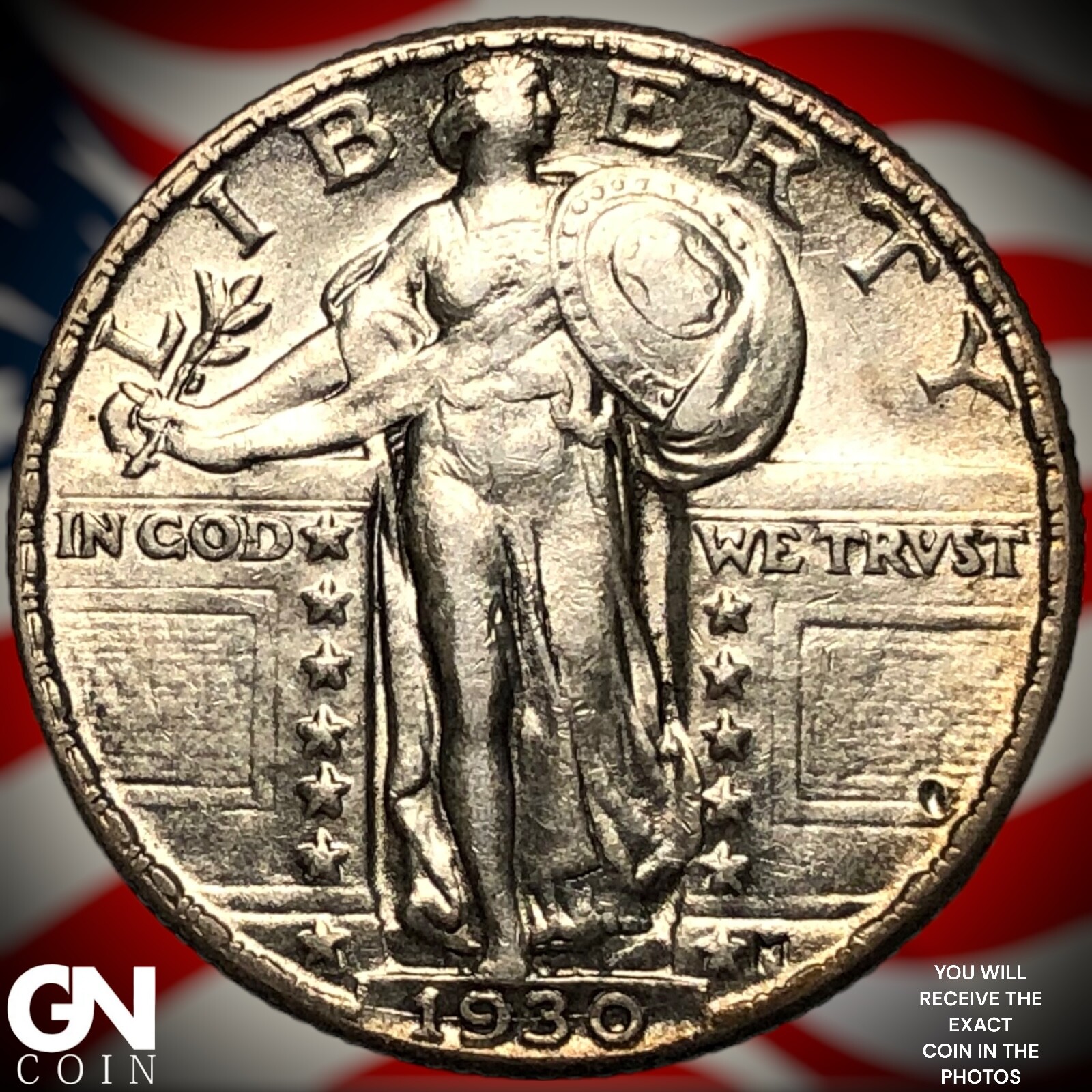 1930 P Standing Liberty Quarter Y1738