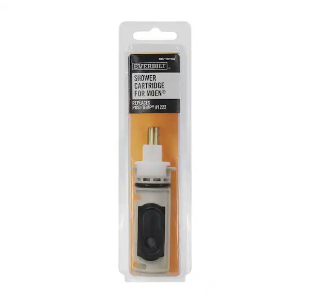 Everbilt 4 1/8 in. B-19 Single Lever Cartridge for Moen Replaces 1222 Posi-Temp