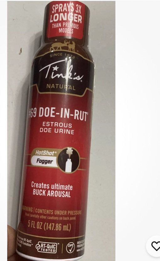 Tink's #69 Doe-In-Rut Hot Shot Fogger - 5oz. - W5500
