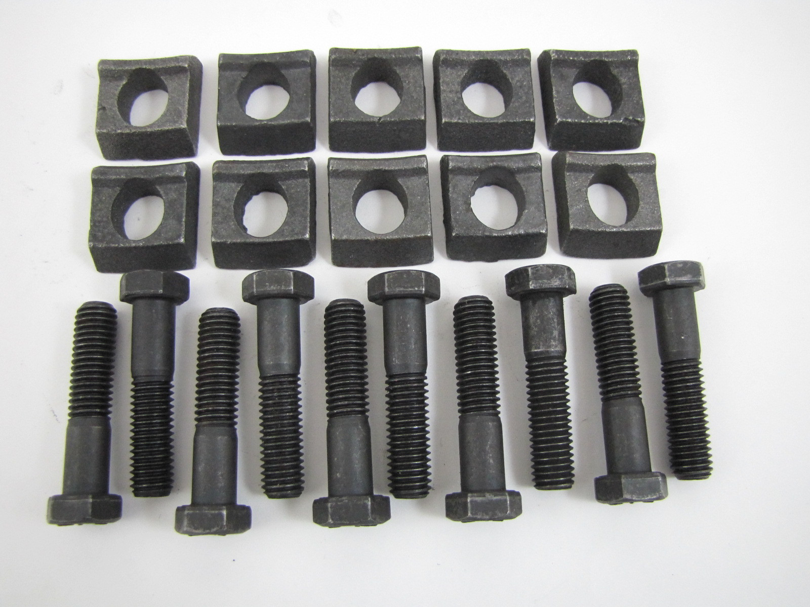 Mobile Home Wheel Rim Clamp & Bolt "10 Pack" Wedge Lowboy Construction Trailer