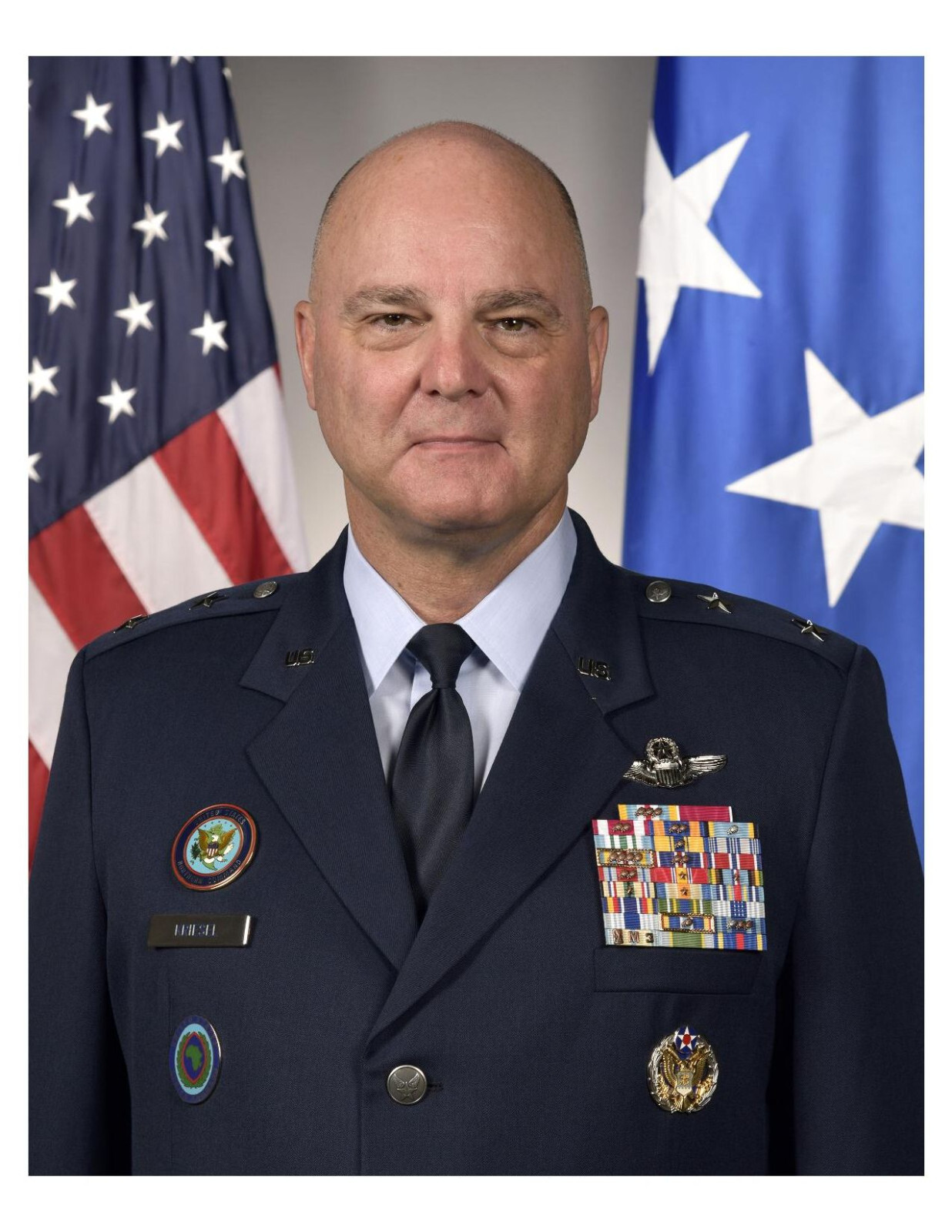 Unites States Air Force General James R. Kriesel 8x10 Photo On 8.5" x 11"