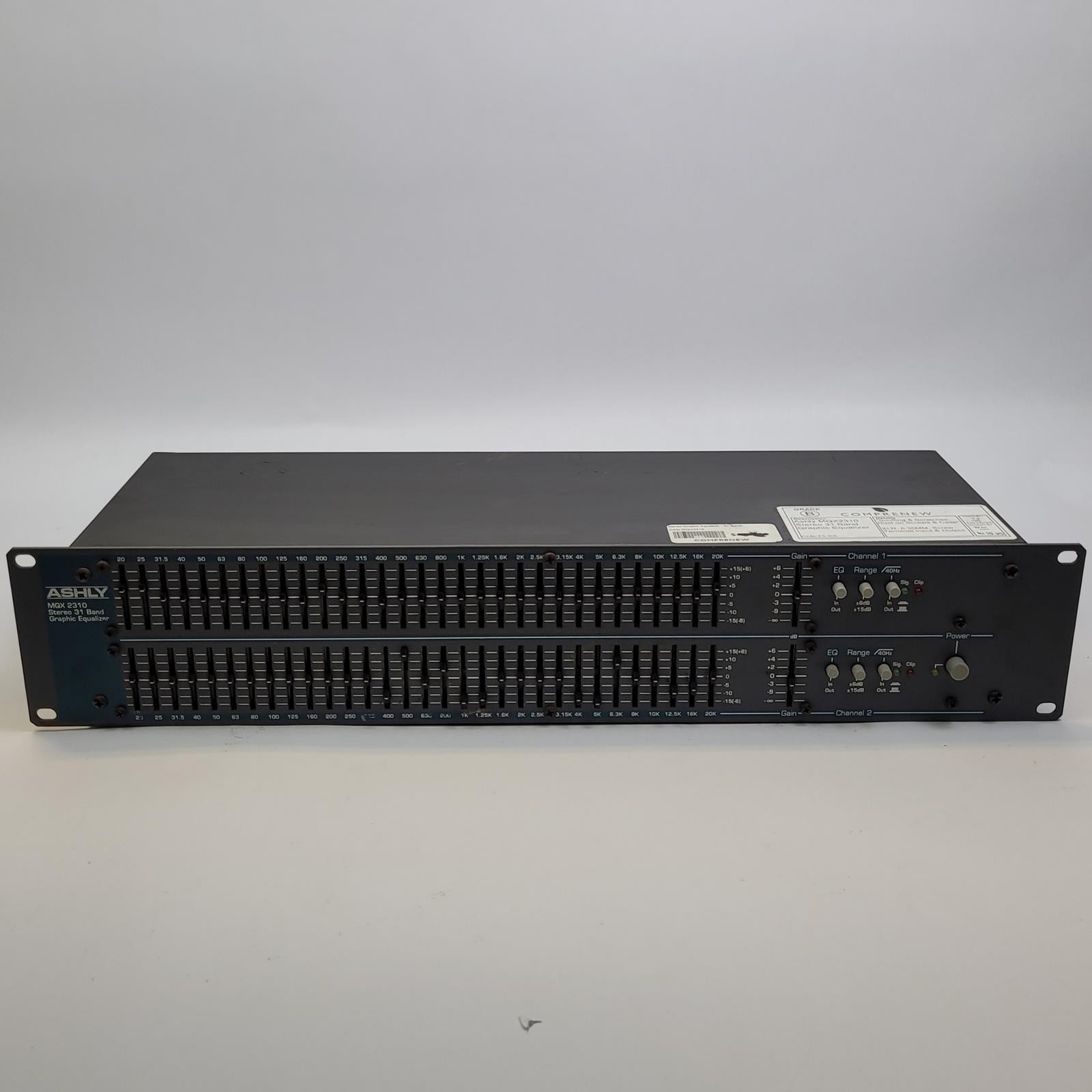 ASHLY MQX-2310 Stereo 31-Band Graphic Equalizer | Grade B