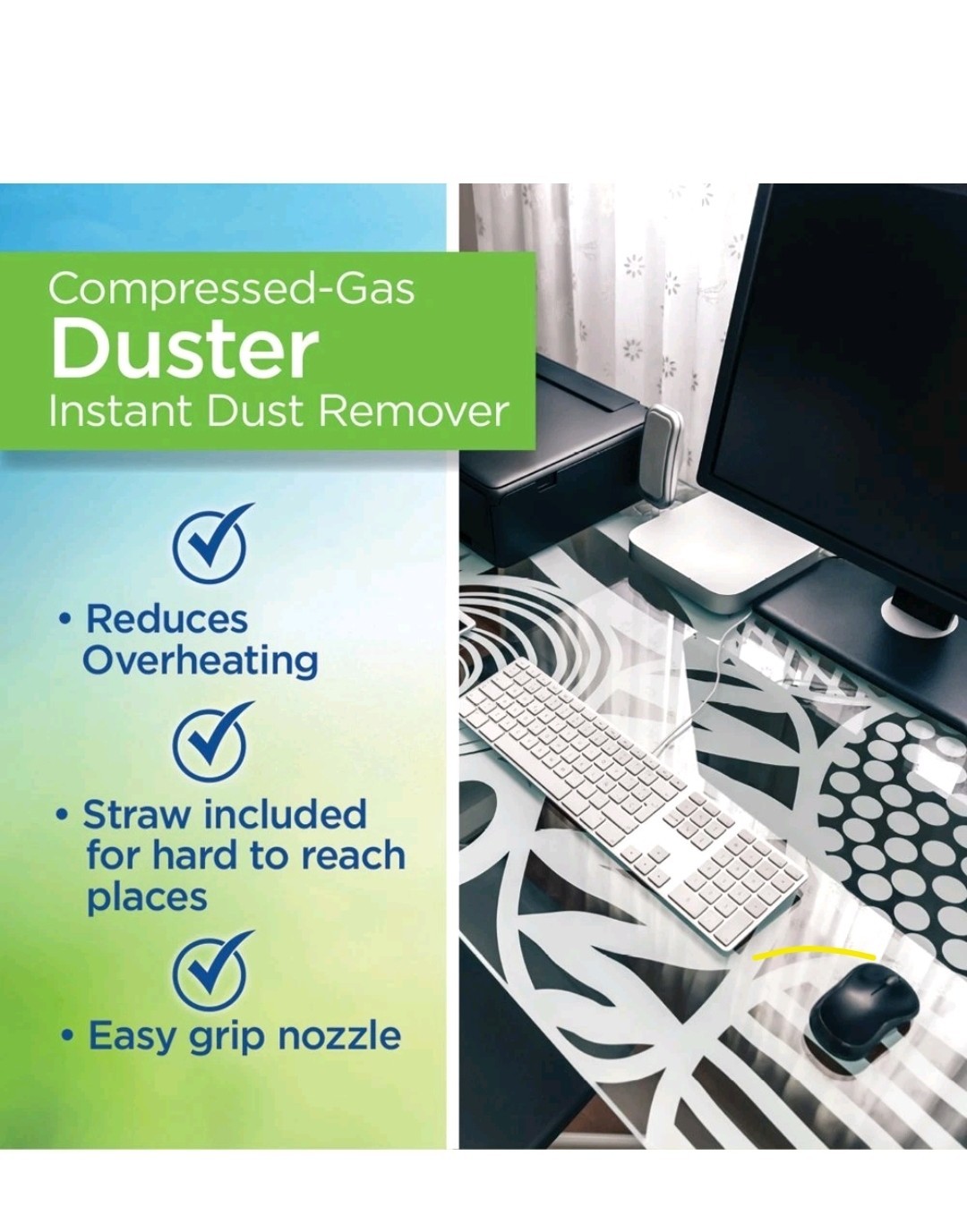 PE Dust-Off® Compressed Gas Duster (2 Pack) 12 OZ each