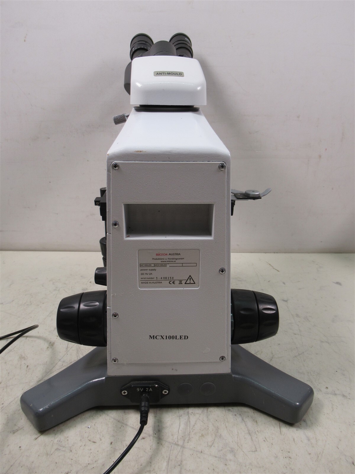 Micros Austria Daffodil Binocular Microscope 4 Objectives & Eyepieces MCX100LED