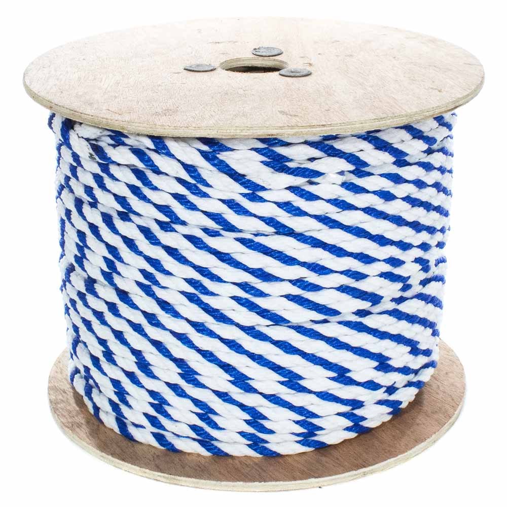 Twisted Polypropylene Pool Rope 1/4", 3/8", 1/2", 3/4" & Multiple Length Options