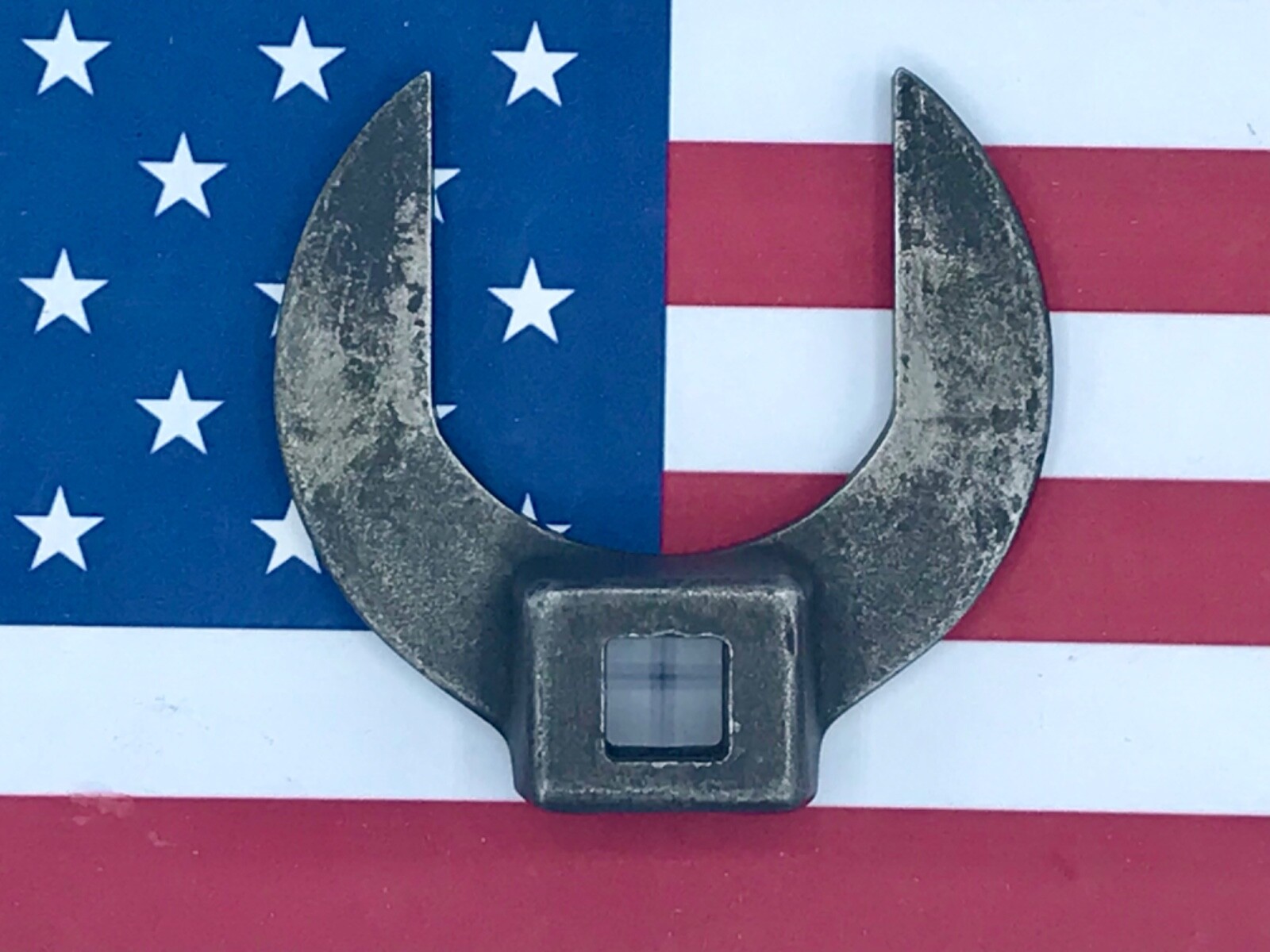 Vintage 1-1/2” AN-8506-18 Crowfoot Wrench, Two-Way 3/8 Drive, USA 🇺🇸