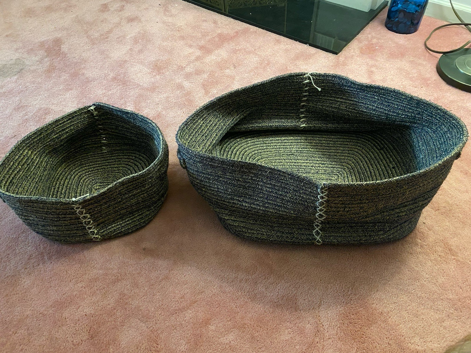 Pottery Barn 2 Soft Sided Baskets