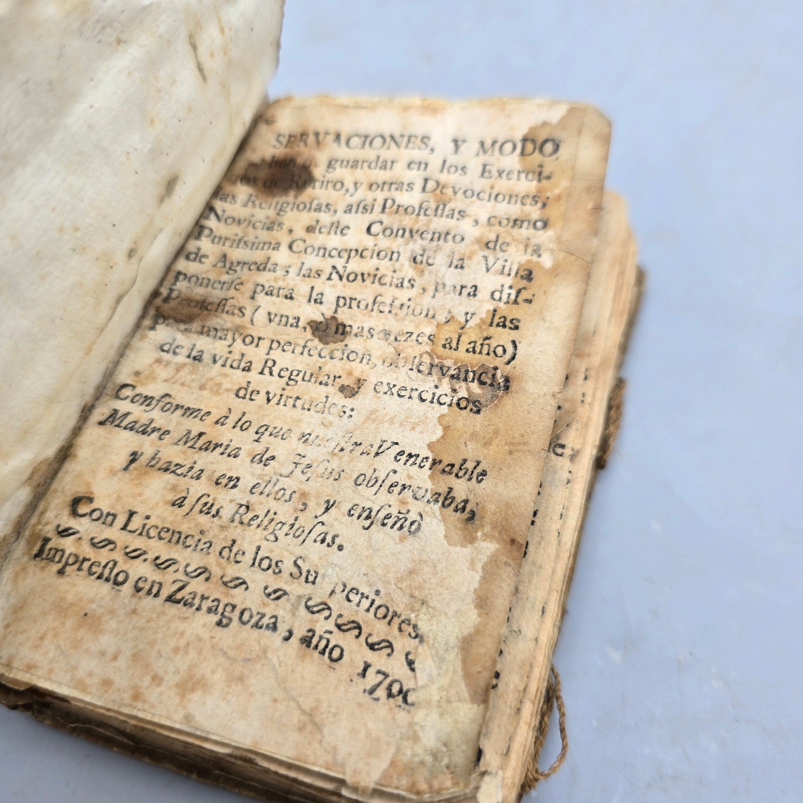 Book - Small 17th c Spanish Religious Text