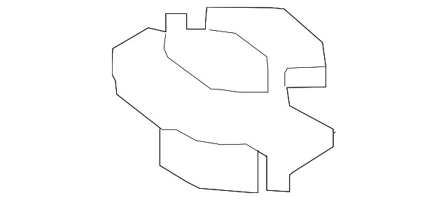 Genuine Nissan Radiator Assembly Lower Bracket 21545-JK000