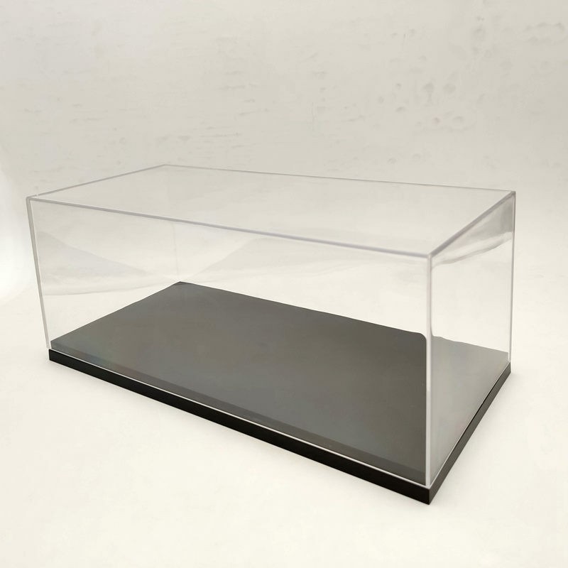 Display Boxes Acrylic Case Transparent Dustproof Gift 1:18 Scale Model Car 34cm