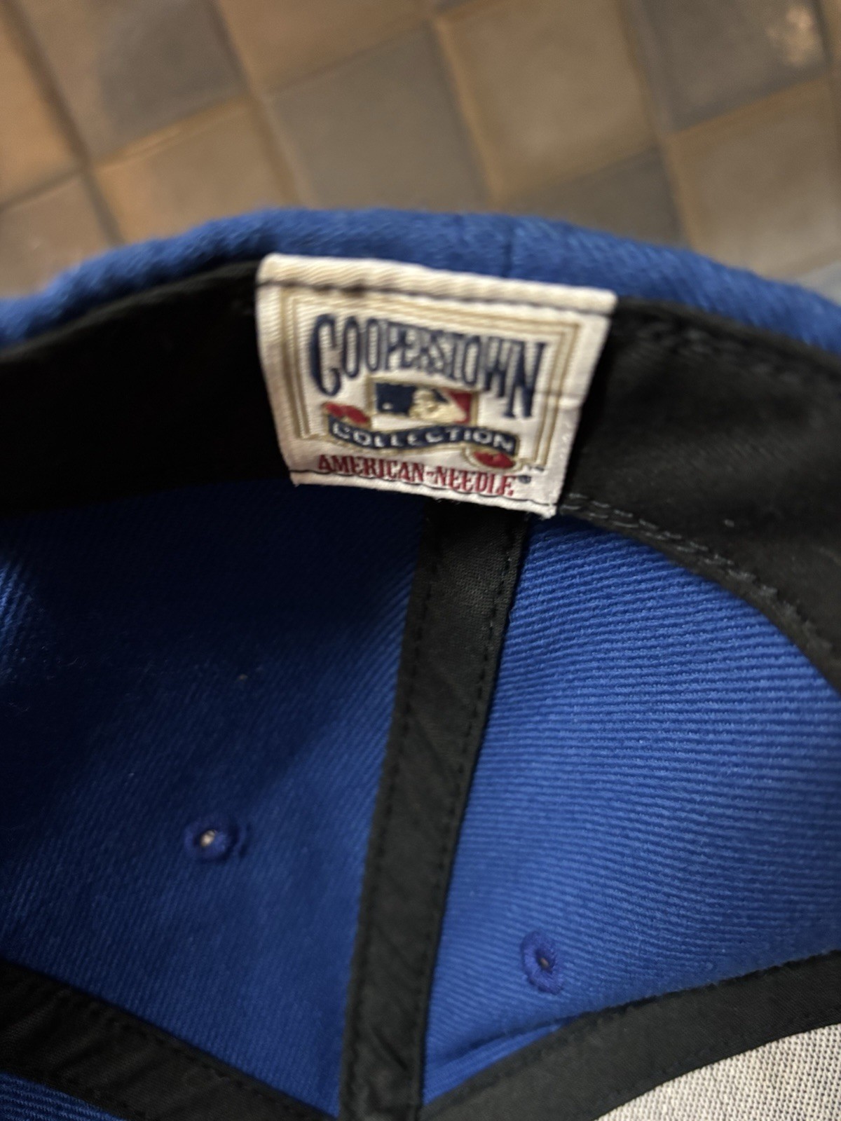 Chicago Cubs American Needle Snapback Hat Blue Red 60s Logo Side Panel Classic