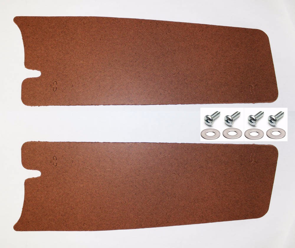 New! 1965 - 1966 Ford MUSTANG Trunk Filler Board Left and Right Side Pair w/ HW