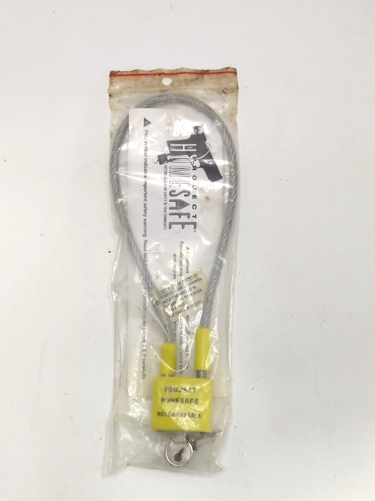 Project Homesafe Gun Lock For Firearms With 2 Keys (NEW IN PACKAGE)