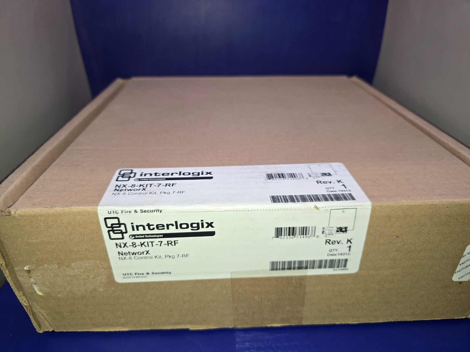 Interlogix NX-8-KIT-7-RF Control Kit w/ NX-148E-RF LCD Keypad & Transformer NEW!