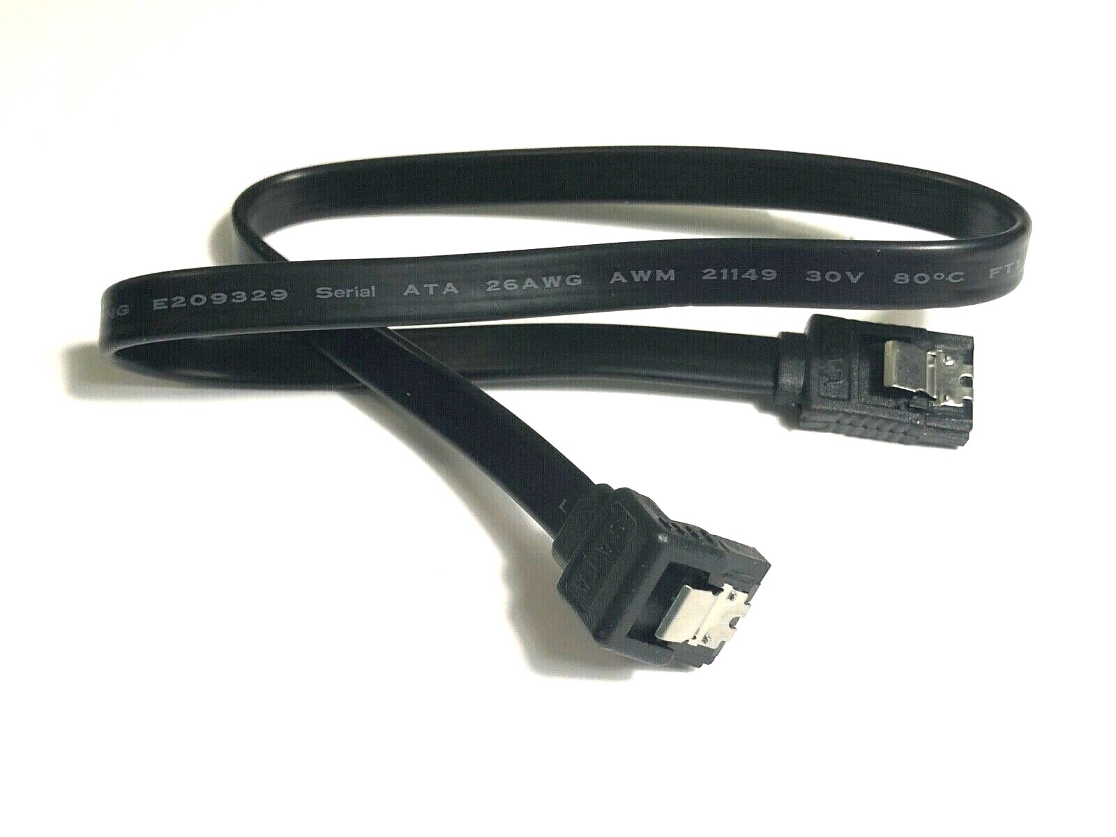 5PC  16" SATA 3.0 Cable SATA3 III 6GB/s Right Angle SSD HDD Hard Drive, Black