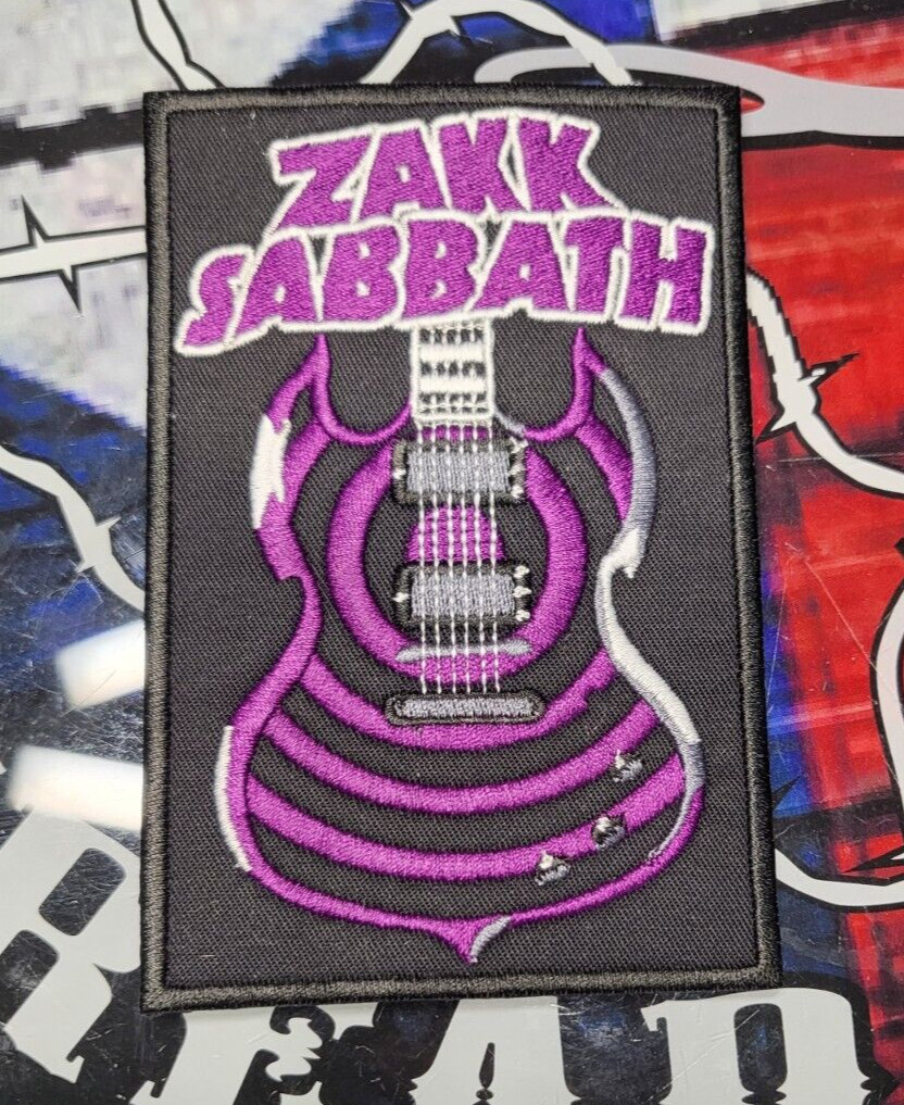 EMBROIDERED ZAKK SABBATH BAND PATCH (Please Read Ad)