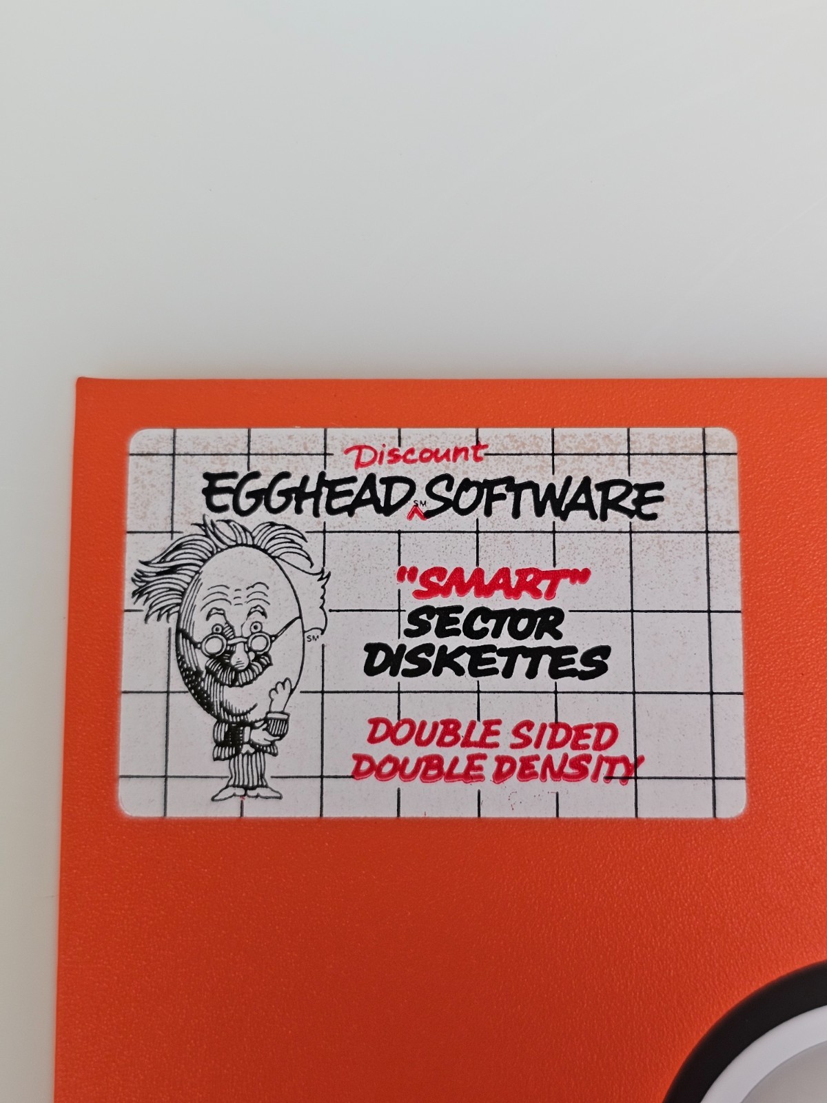 Orange Egghead Discount Software Smart Sector Floppy Disk Diskette
