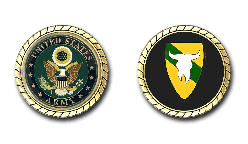 163rd Armored Brigade US Army Challenge Coin Officially Licensed