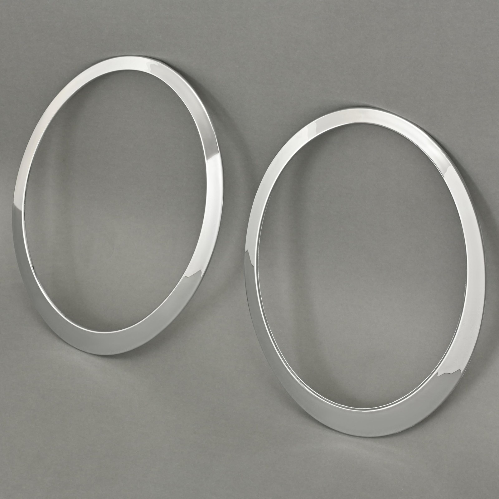 Pair Headlight Bezel Headlamp Trim Ring Compatible with 2007-2015 Mini Cooper...