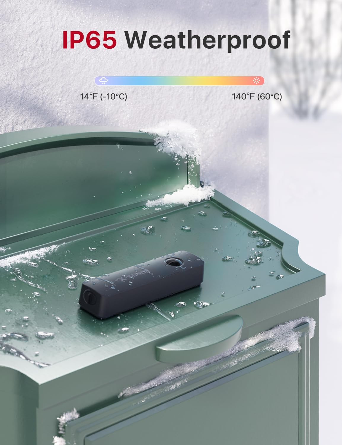 Smart Mailbox Alarm, Requires SBS50 Base Station, Wireless Long Range Mailbox Al