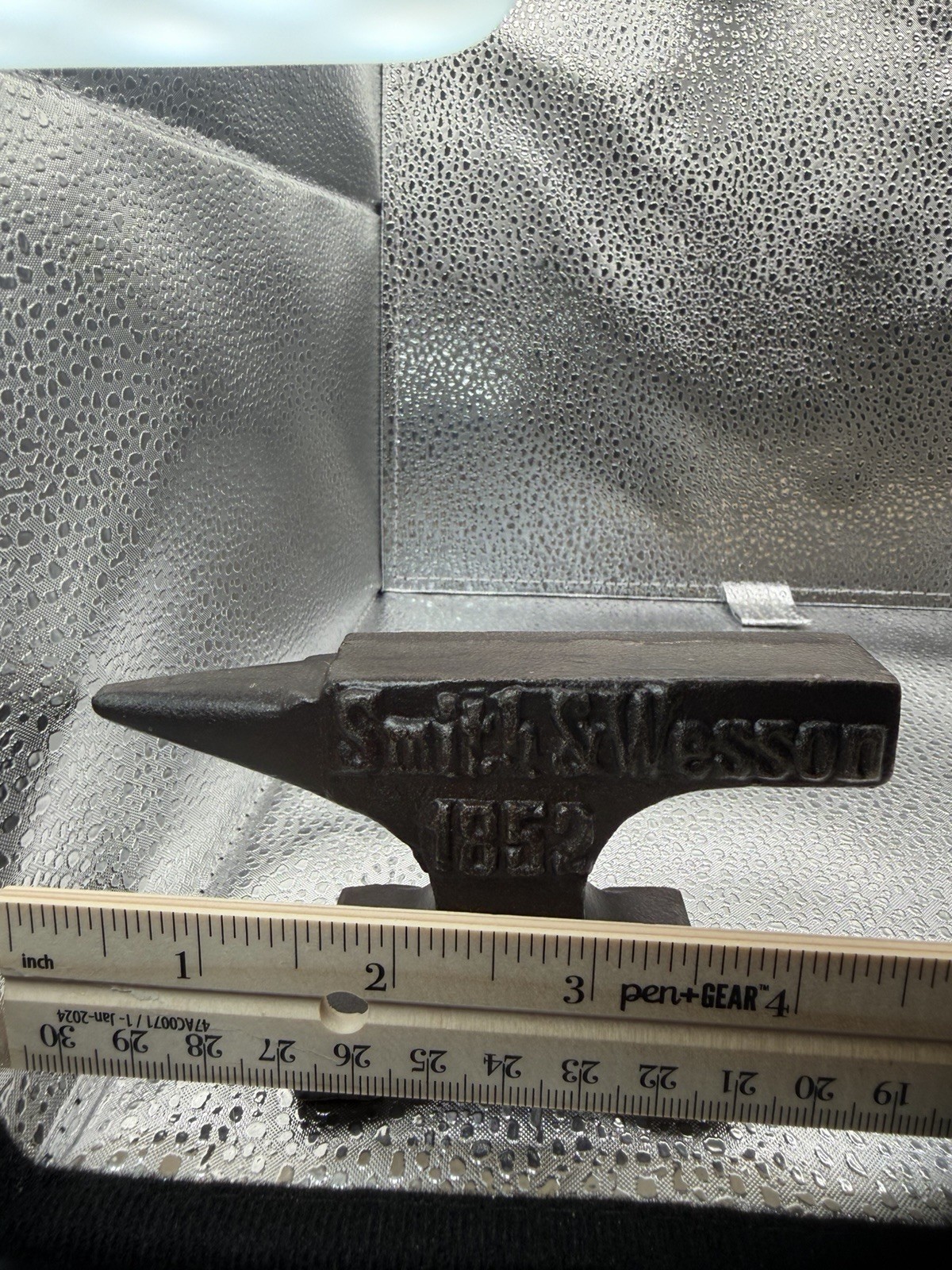 SMITH & WESSON 1852 Cast Iron Miniature Embossed Anvil