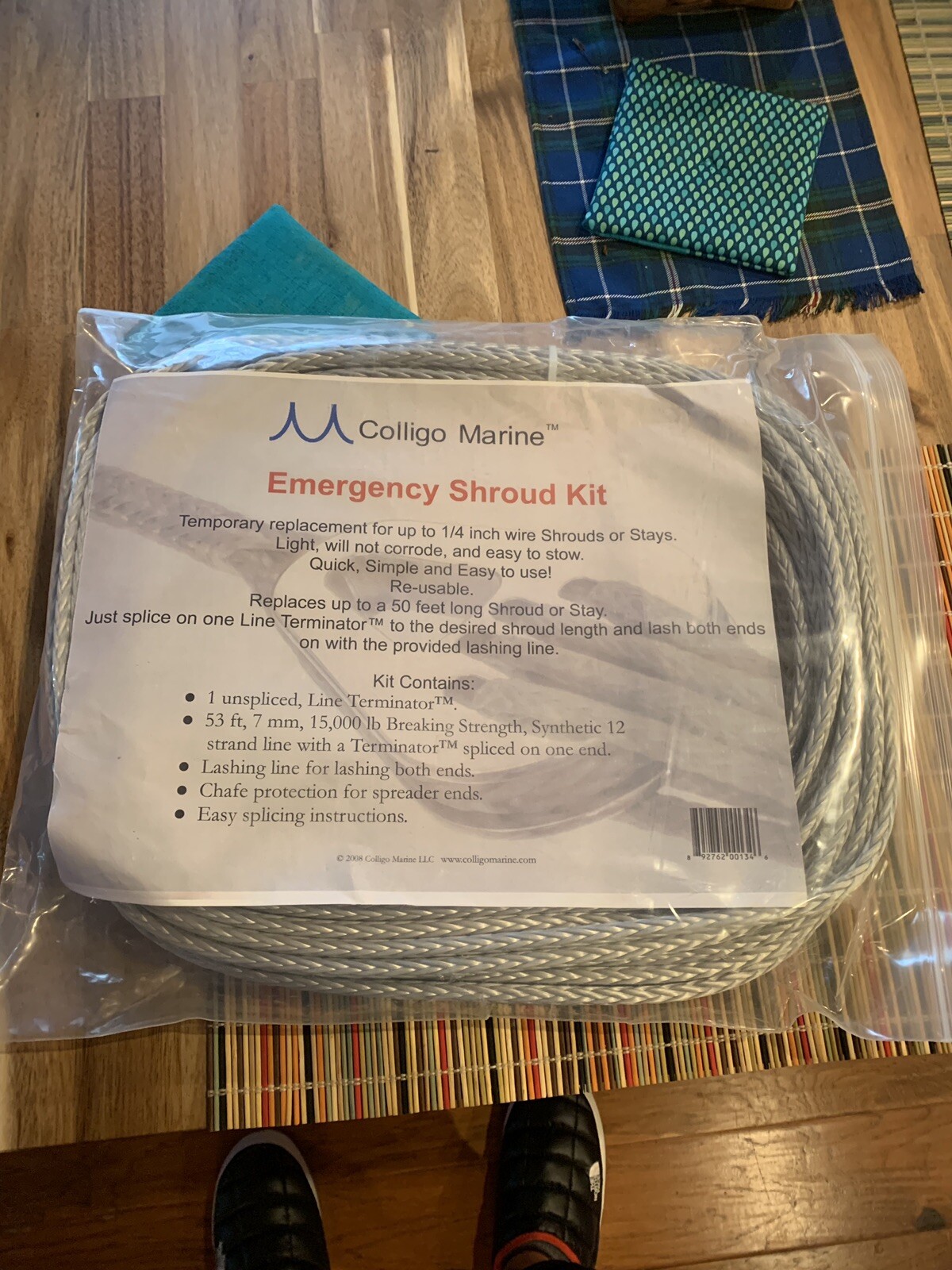 Colligo Marine 7mm Emergency Shroud Kit