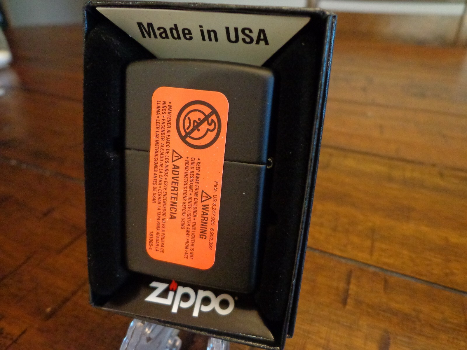 CINCO DE MAYO BLACK MATTE ZIPPO LIGHTER MINT IN BOX
