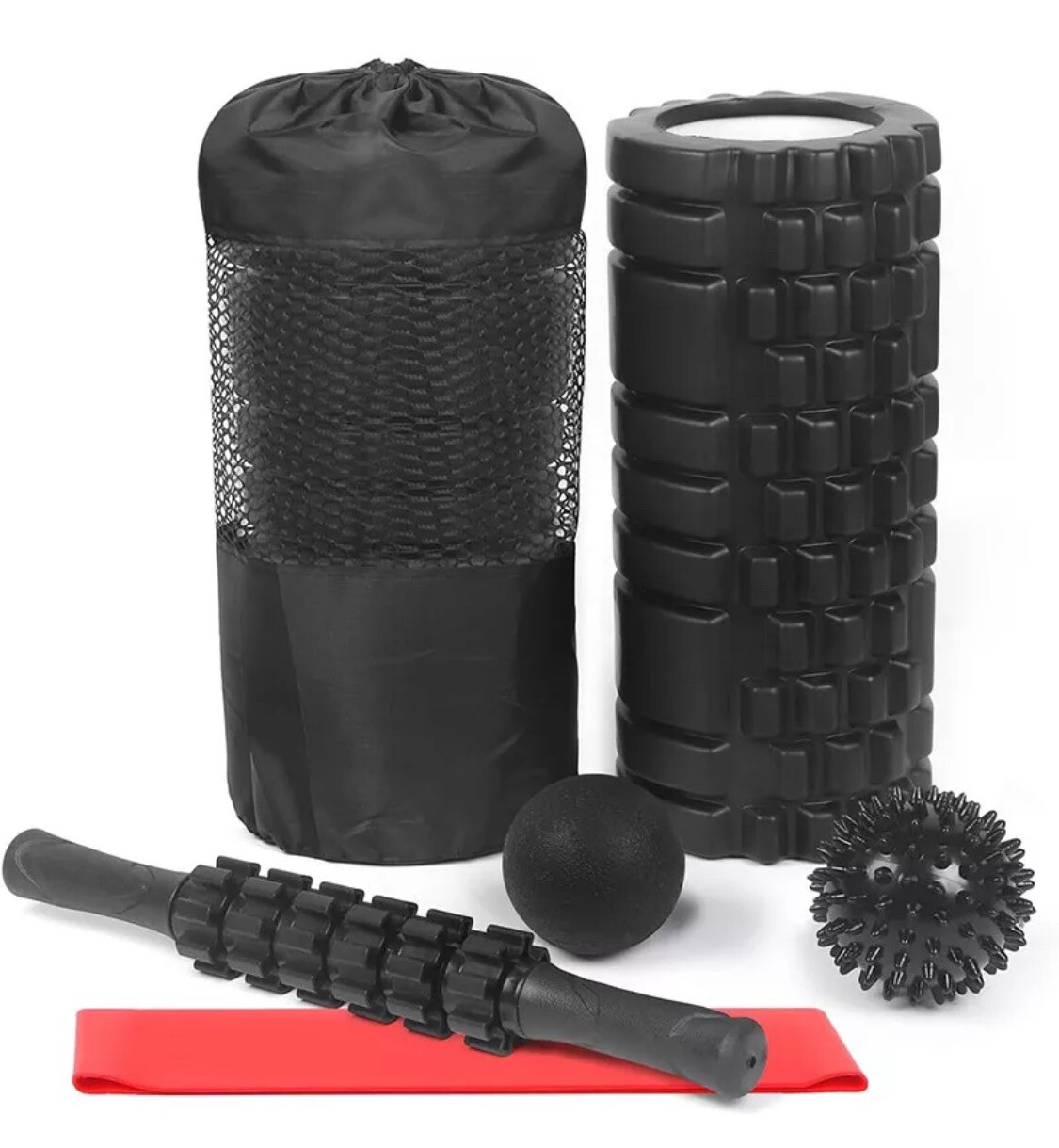 6 in1 Foam Roller Set High Density Deep Tissue Massager for Muscle Massage
