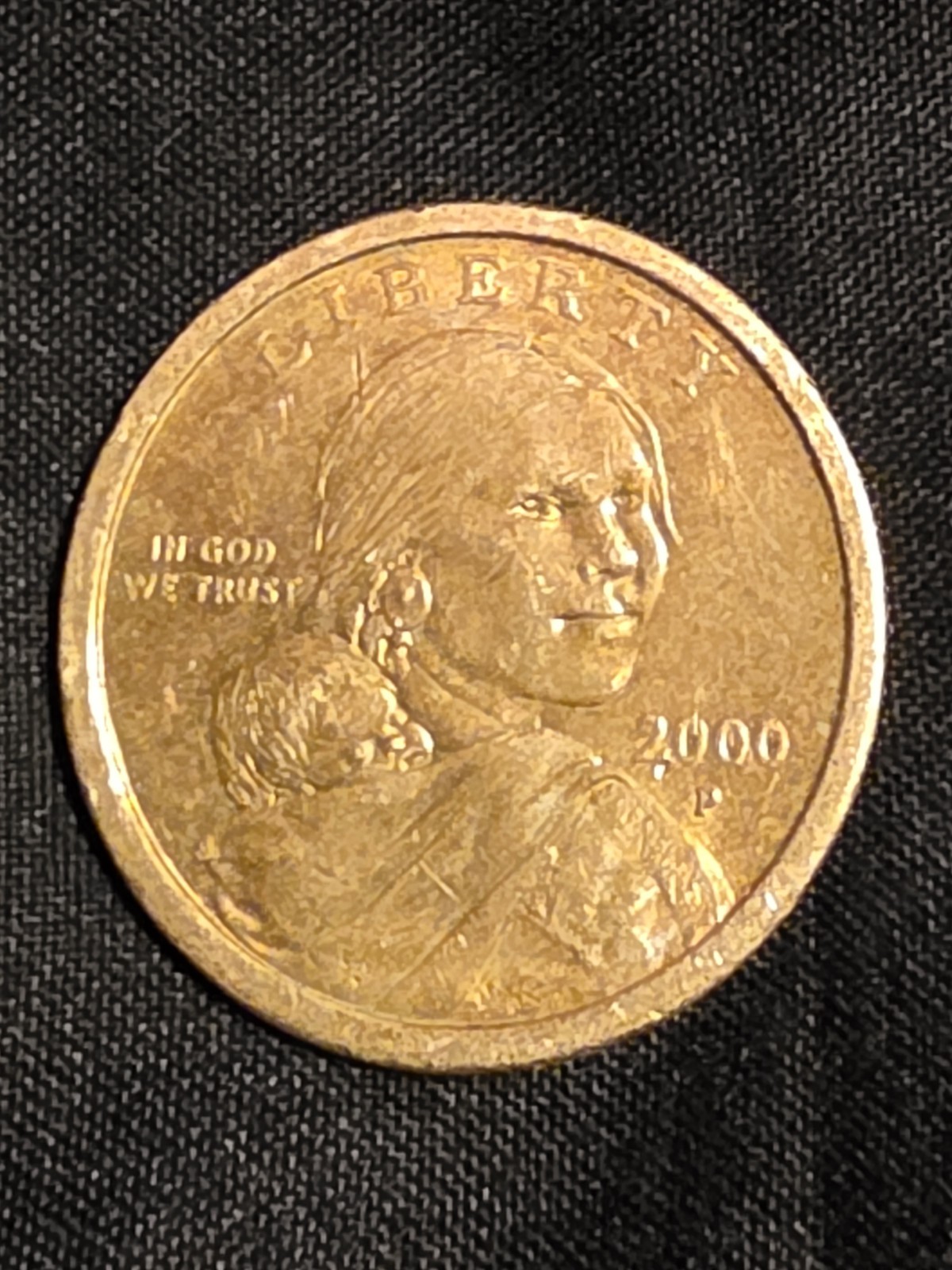 2000 P Sacagawea Dollar Wounded Eagle