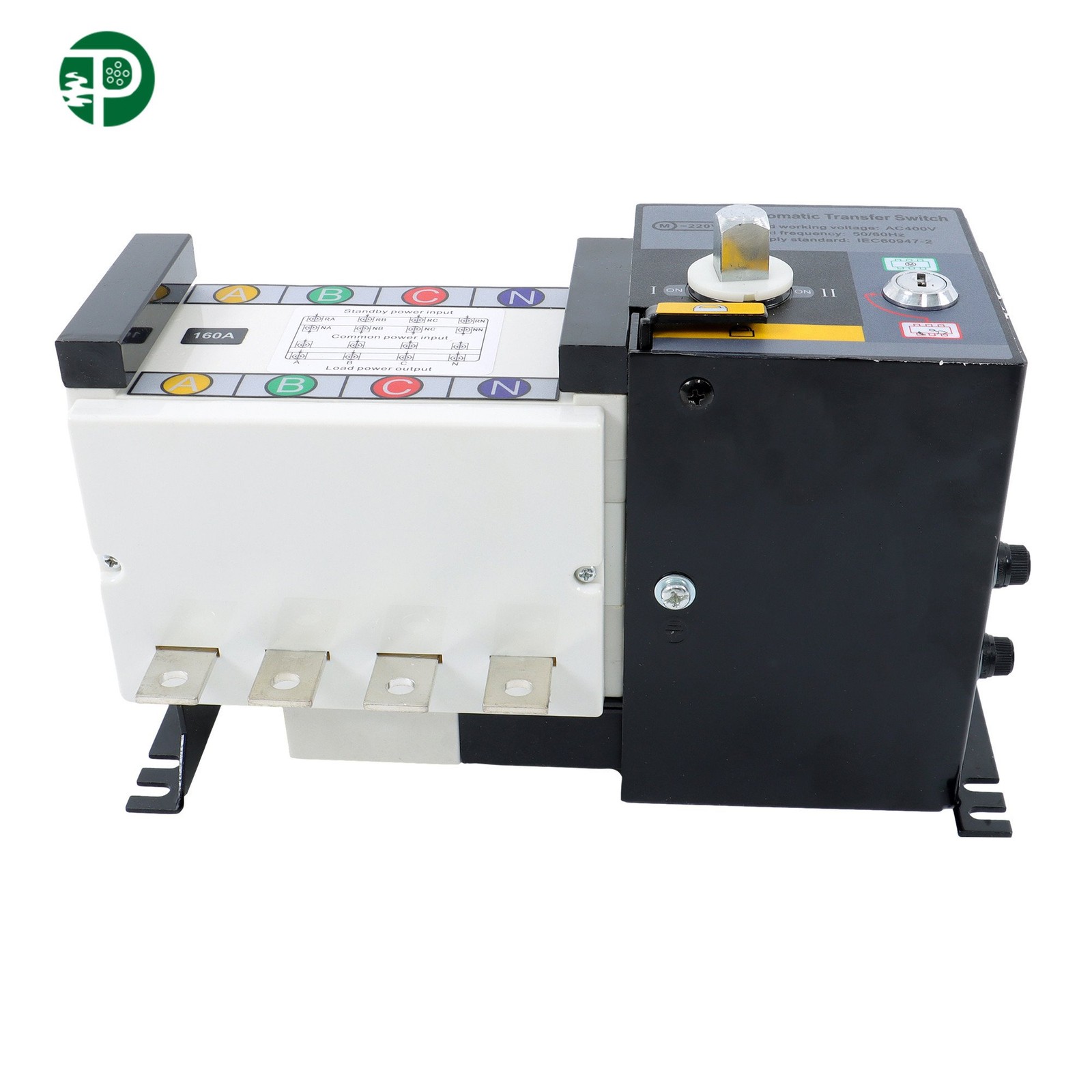 Auto Transfer Switch Replacement 16A-160A 8kV 110V 220V Grid to AC Generator